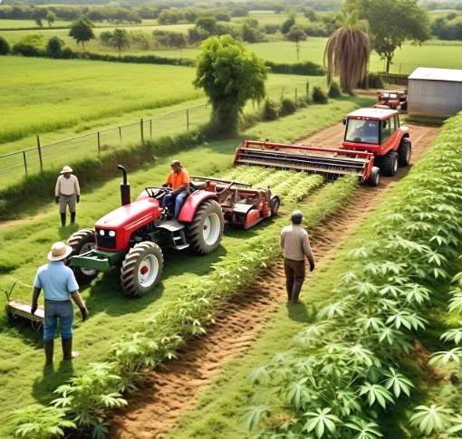 Outils pour cultiver le manioc