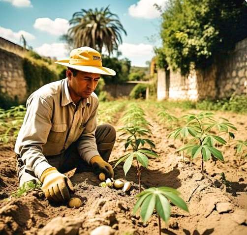 Grow cassava in poor soil condition