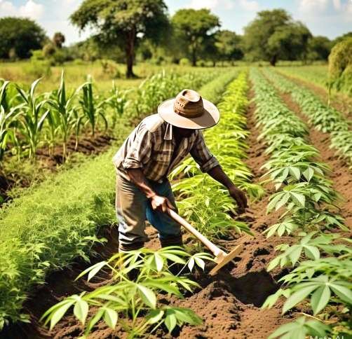 Planter du manioc avec d'autres cultures