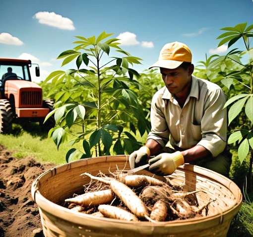 Récolter le manioc en toute sécurité