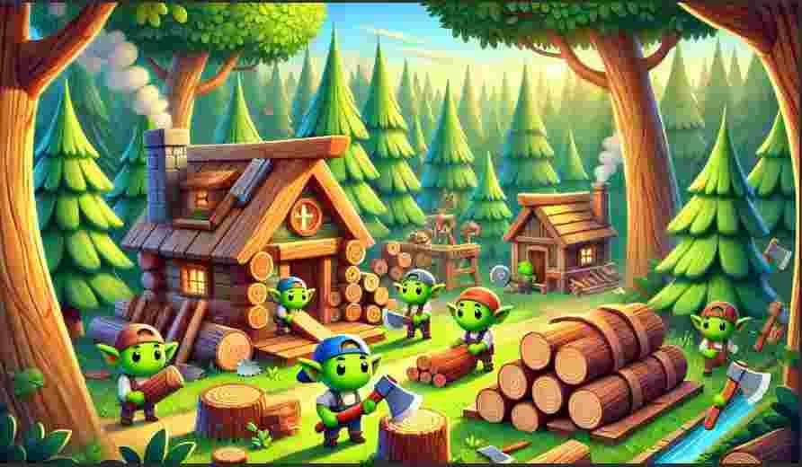 Goblins Wood Tycoon Idle Game MOD Goblins Wood Tycoon Idle Game MOD